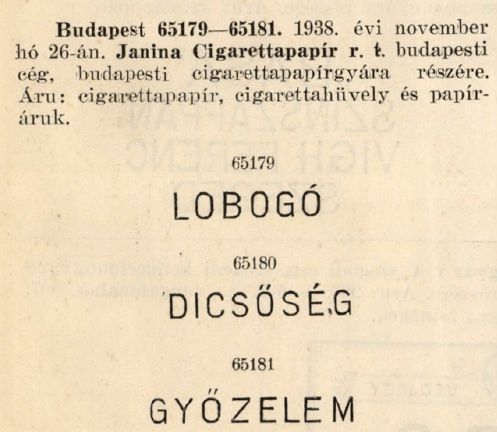 1938.11.26. Papírok és hüvelyek 1938.11.26. Papírok és hüvelyek