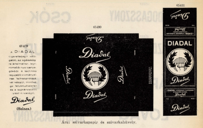 1939.02.03. Diadal papír és hüvely 3. 1939.02.03. Diadal papír és hüvely 3.