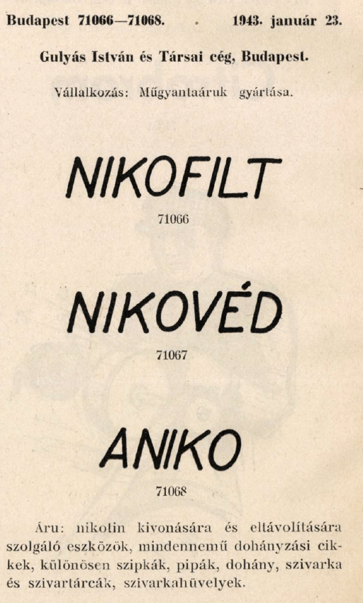 1943.01.23. Hüvely és szipka 1943.01.23. Hüvely és szipka