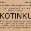 1943.11.27. Nikotinkuli szipkák