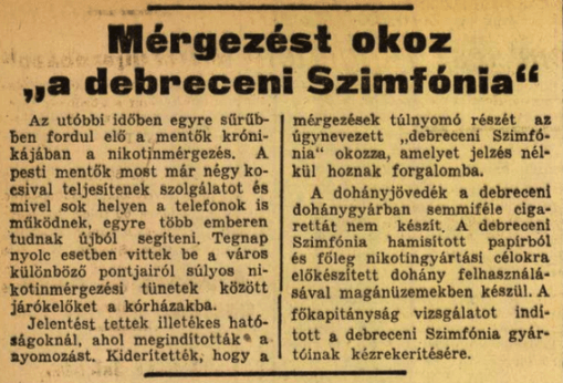 1945.06.08. Mérgező Symphonia