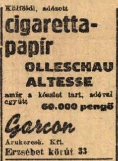 1946.03.10. Olleschau és Altesse papírok