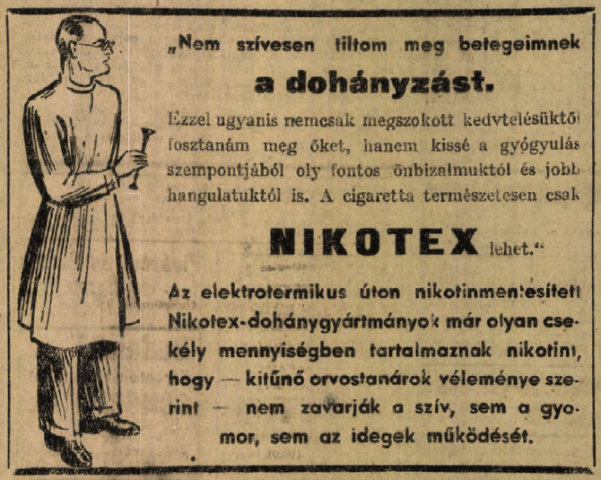 1946.12.22. Nikotex-termékek