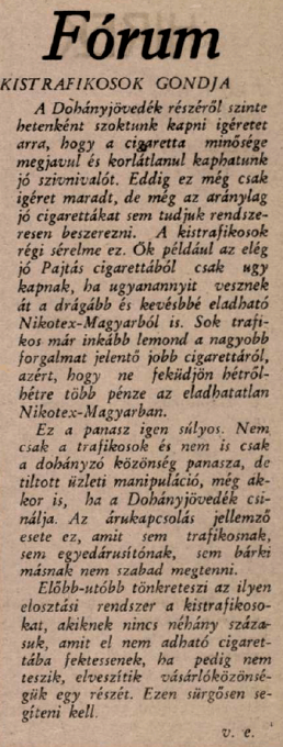 1947.08.07. Trafikosok gondja