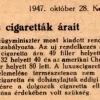 1947.10.28. Cigaretta áremelés