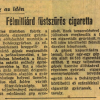 1965.05.20. Füstszűrős cigaretták