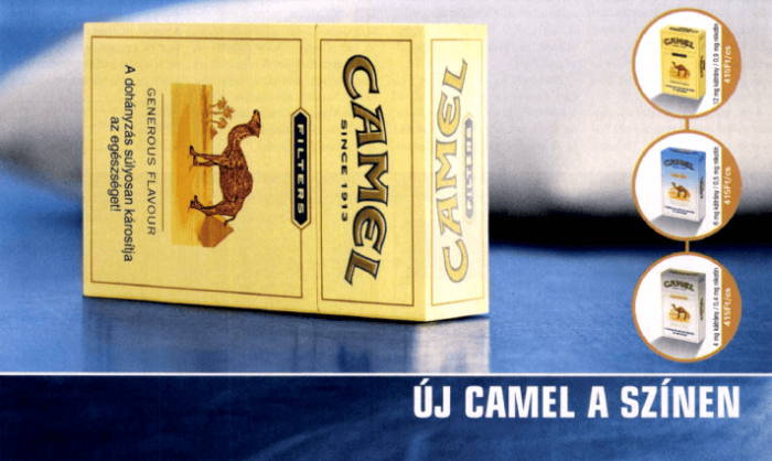 Camel cigaretta - 2002