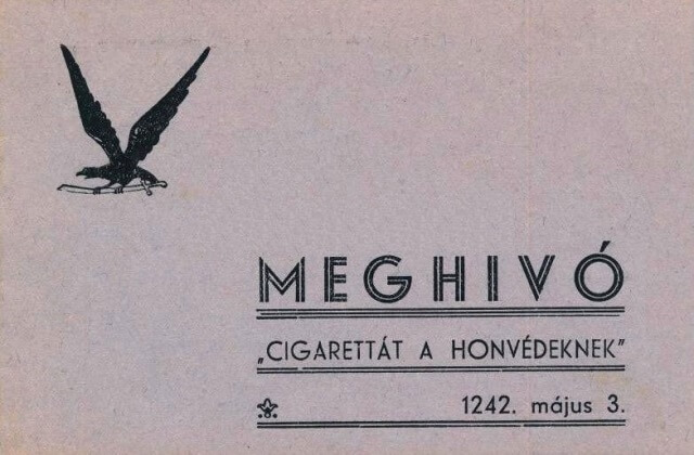 Cigarettát a honvédeknek!