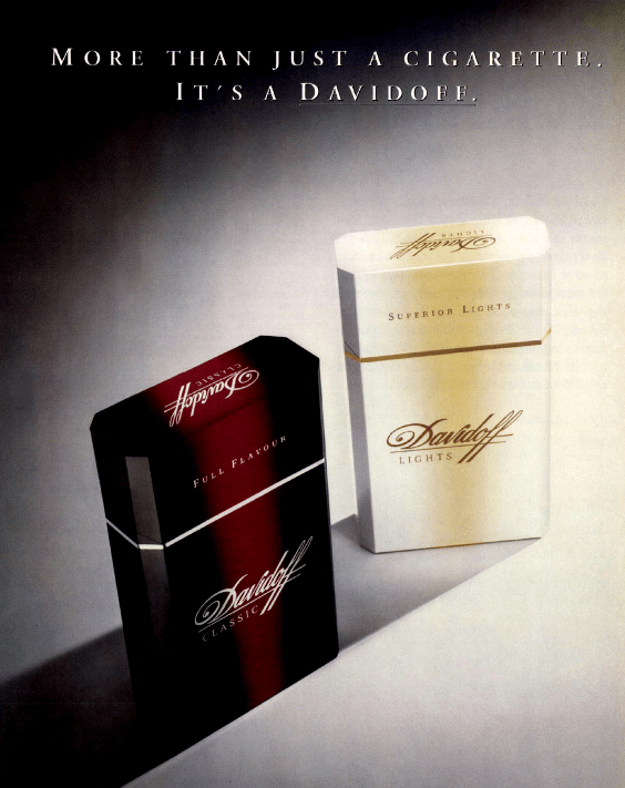 Davidoff cigaretta - 1996