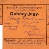Dohányjegy 1918.05. Budapest