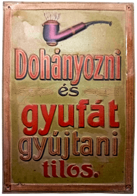 Dohányozni tilos!