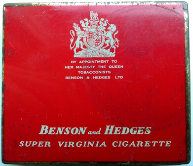 Benson & Hedges - üres