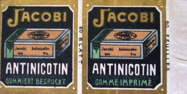 Jacobi Antinicotin papír Jacobi Antinicotin papír