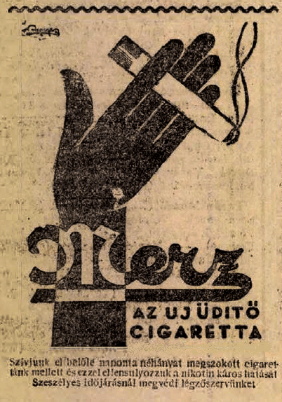 Merz üdítő cigaretta 8.