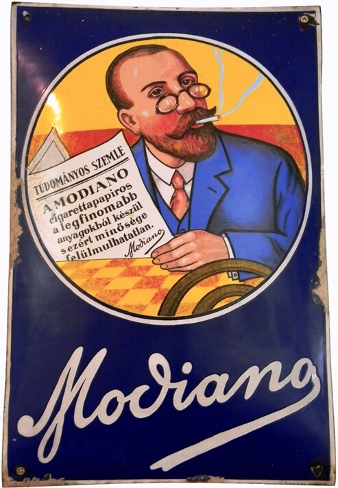 Modiano zománctábla 1. Modiano zománctábla 1.