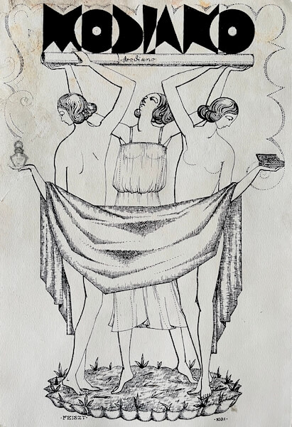 Modiano plakátterv - Feiszt Antal 6. Modiano plakátterv - Feiszt Antal 6.