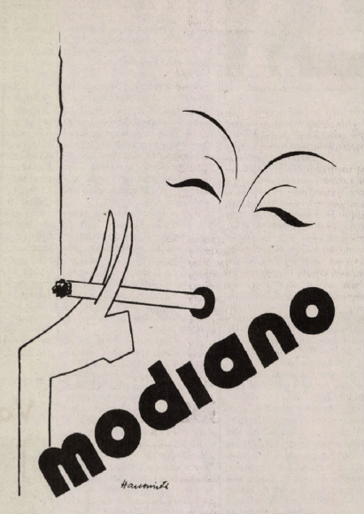 Modiano plakátterv - Hauswirth Magda