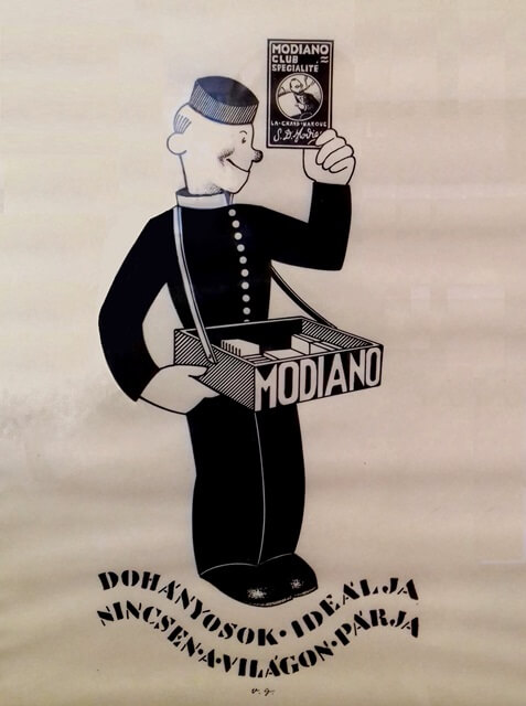 Modiano plakátterv - Végh Gusztáv 3.