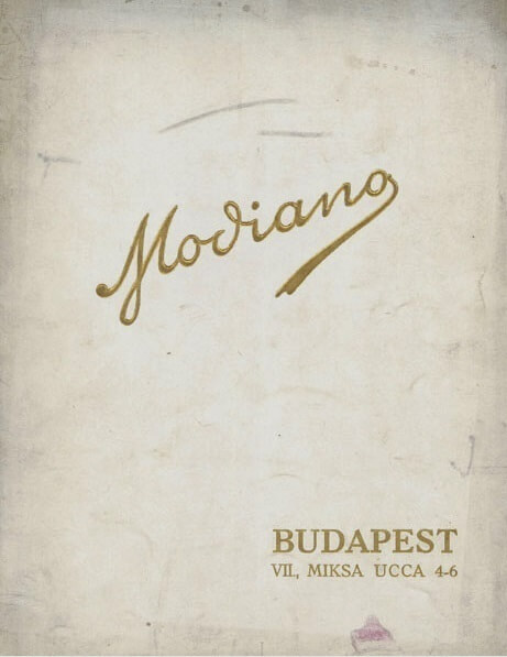 Modiano reklámfüzet 1. Modiano reklámfüzet 1.