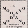 Modiano újsághirdetés 2.