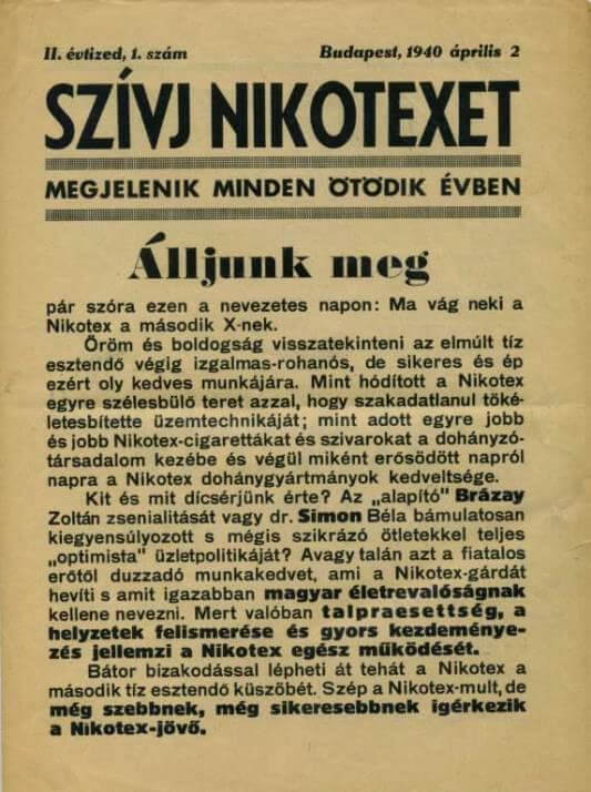 Szívj Nikotexet!