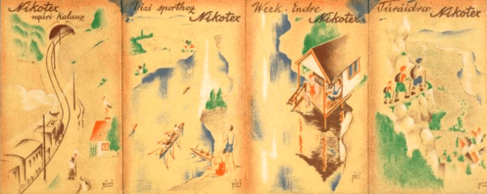 Nikotex naptár 1940.