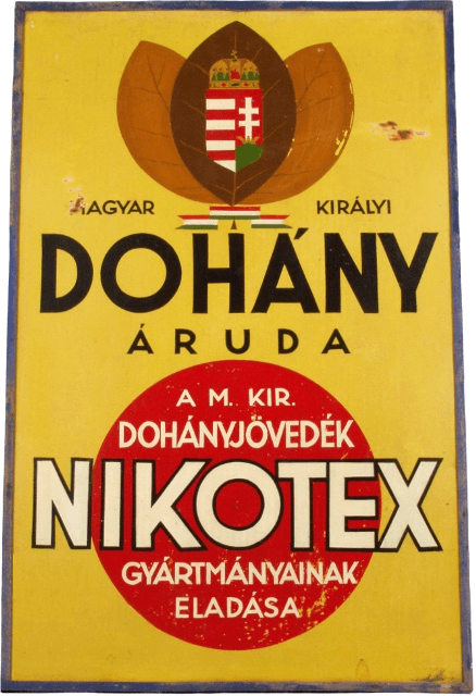 Nikotex zománctábla 03.