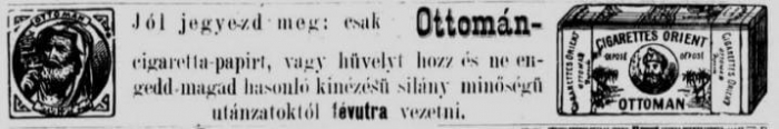 Ottoman papír és hüvely