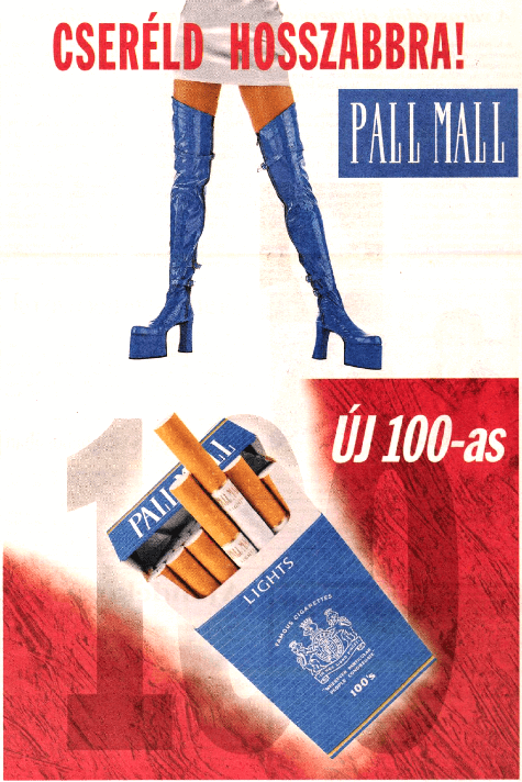 Pall Mall cigaretta - 1996/2.