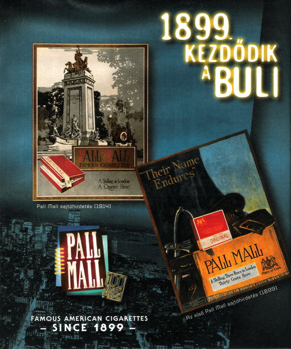 Pall Mall cigaretta - 1999/1.