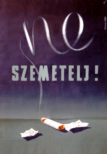 Plakát - Ne szemetelj! Plakát - Ne szemetelj!