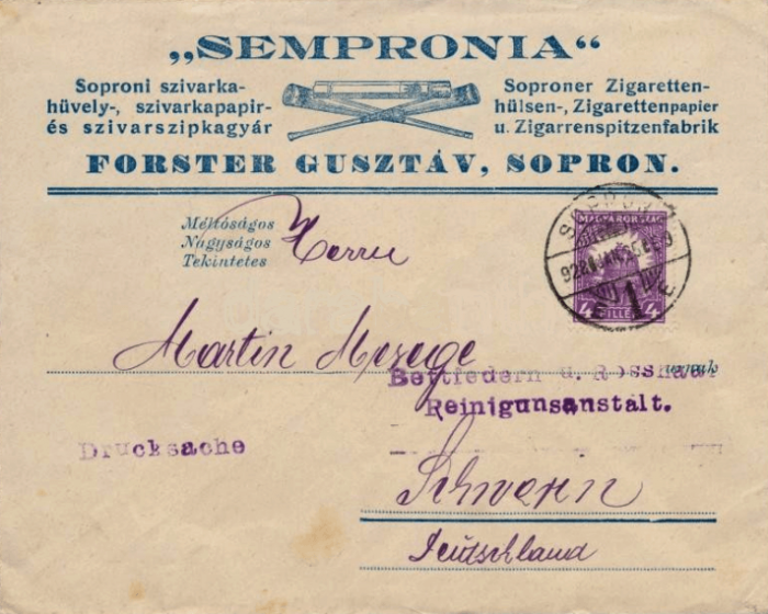 Sempronia reklámboríték Sempronia reklámboríték