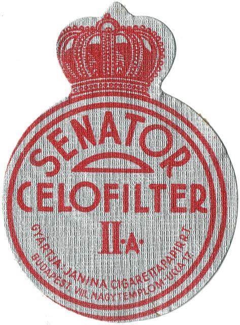 Senator Celofilter címke Senator Celofilter címke