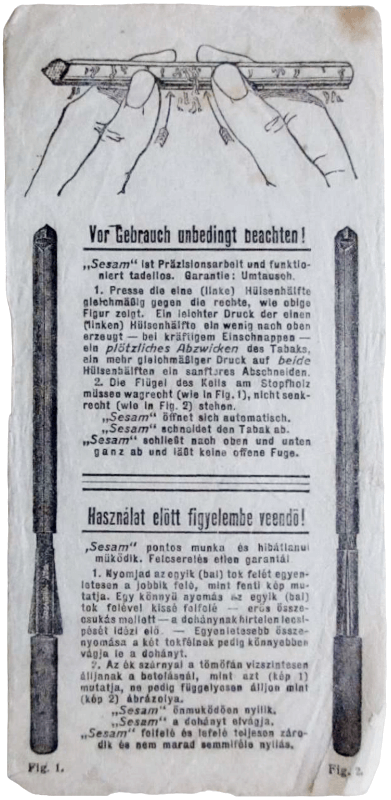 Sesam cigarettatöltő