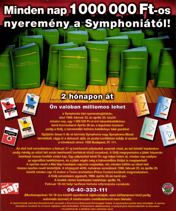 Symphonia cigaretta - 1998/2.