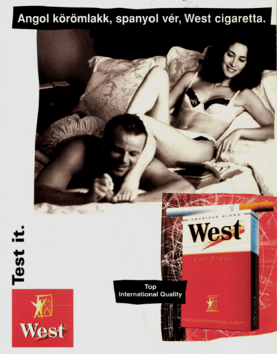 West cigaretta - 1996/1.