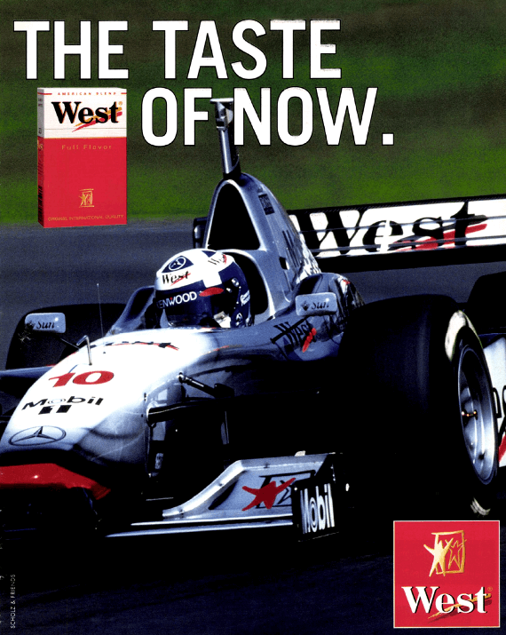 West cigaretta - 1998/1.