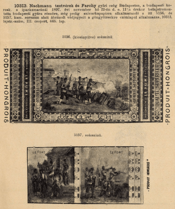 1897.11.22. Le Fort cigarettapapír