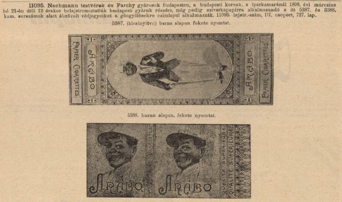 1898.03.21. Arábo papír és hüvely