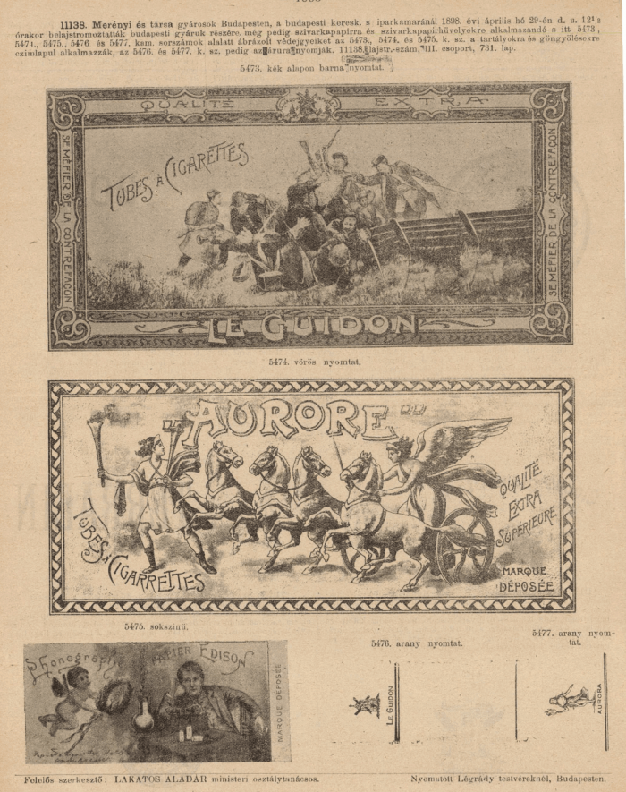 1898.04.29. Papír és hüvely