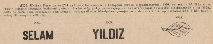1898.05.12. Selam és Yildiz