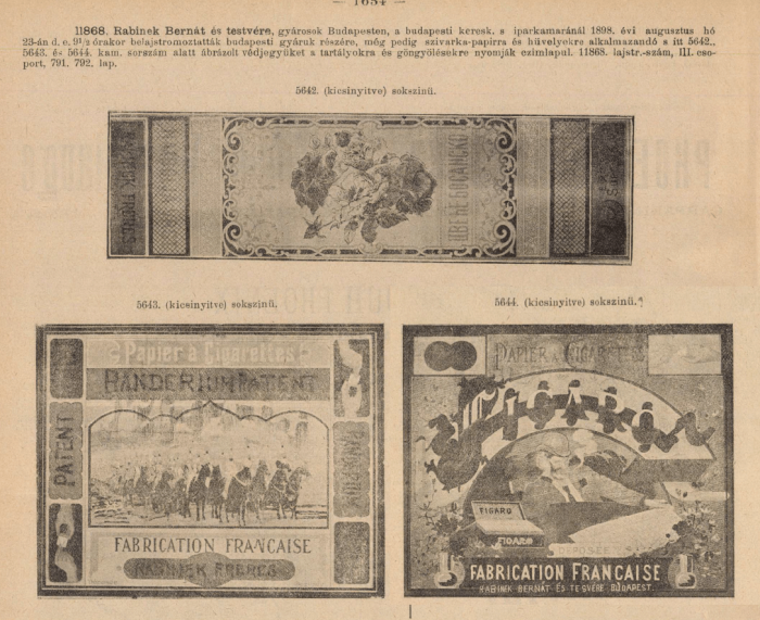 1898.08.23. Papírok és hüvelyek