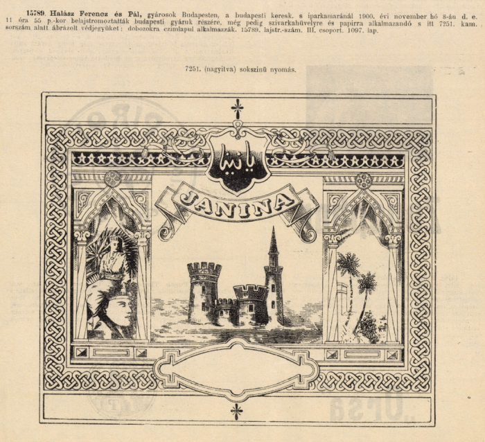 1900.11.08. Janina papír és hüvely 2.