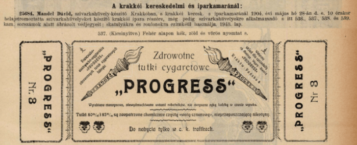 1904.05.28. Progress cigarettahüvely