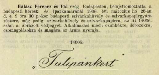 1906.03.28. Tulipánkert