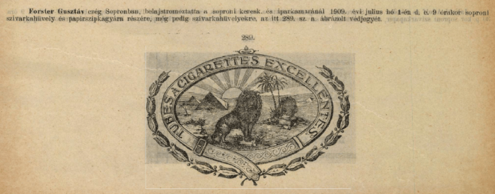 1909.07.01. Papír és hüvely