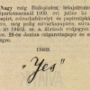 1909.07.29. Yes papír és hüvely