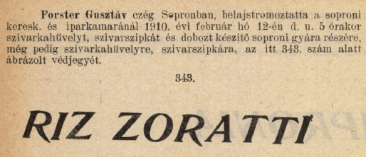 1910.02.12. Riz Zoratti hüvely