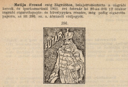 1911.02.20. Futár cigarettapapír