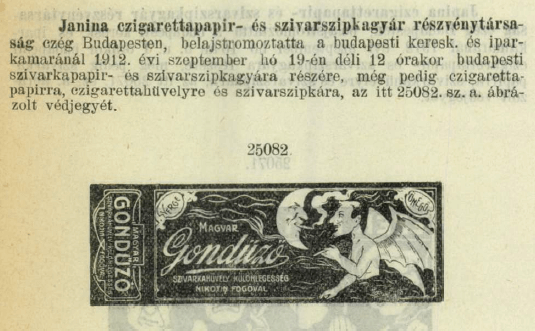 1912.09.19. Gondűző papír és hüvely 2.